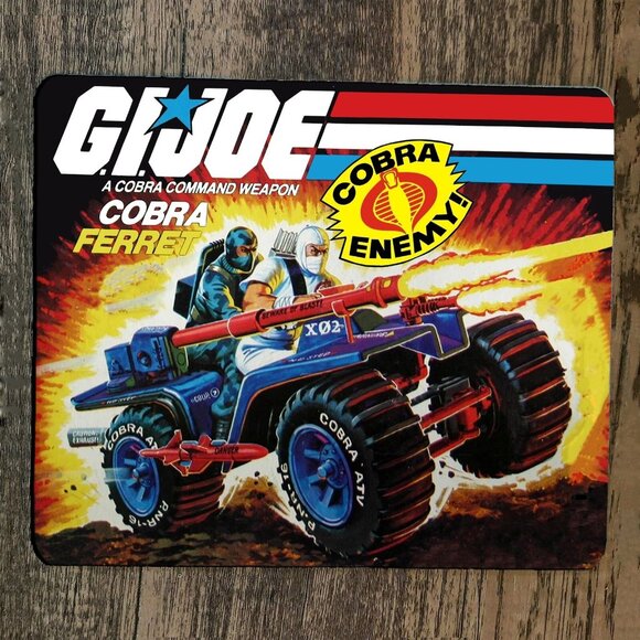 Mouse‎ Pad GI Joe Cobra Ferret ATV - Picture 1 of 1